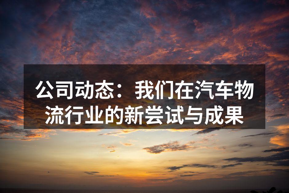 新智能物流系统界面展示